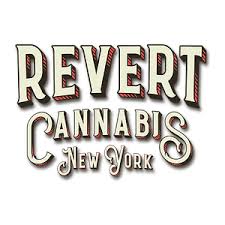 Revert Cannabis New York in bold, vintage-style lettering.